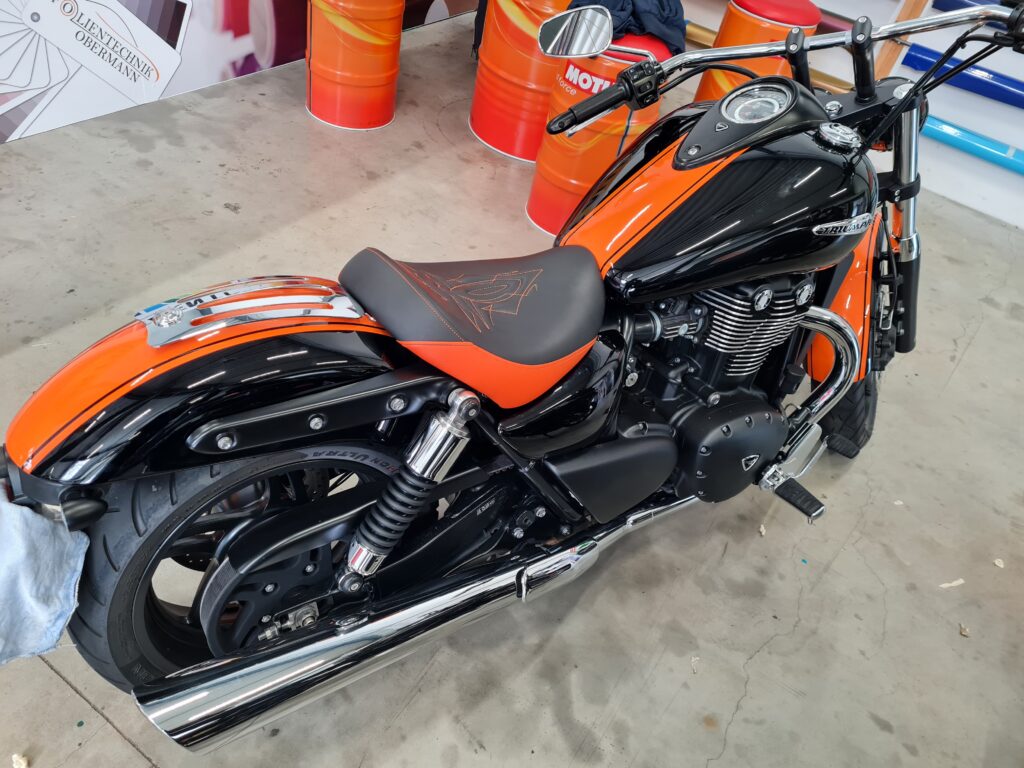 Referenz Motorrad Folierung