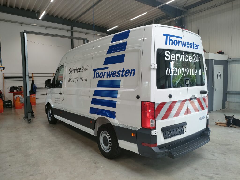 Fahrzeugbeschriftung Kunden Referenz