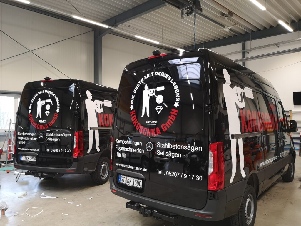 Fahrzeugbeschriftung Kunden Referenz